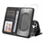 Samsung Galaxy S26 Ultra 5G ENKAY Card Wallet Calf Texture Leather Phone Case with 0.18mm High Aluminum-silicon Glass Film - Black