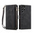 Samsung Galaxy S26 Ultra 5G ESEBLE Retro Frosted RFID Flip Leather Phone Case - Black
