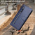 Samsung Galaxy S26 Ultra 5G Fashion Calf Texture Zipper Leather Phone Case - Blue
