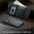 Samsung Galaxy S26 Ultra 5G Fierre Shann 2 in 1 Holder RFID Card Slot Wallet MagSafe Phone Case - Black