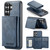 Samsung Galaxy S26 Ultra 5G Fierre Shann 2 in 1 Holder RFID Card Slot Wallet MagSafe Phone Case - Blue