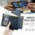 Samsung Galaxy S26 Ultra 5G Fierre Shann 2 in 1 Holder RFID Card Slot Wallet MagSafe Phone Case - Blue