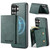 Samsung Galaxy S26 Ultra 5G Fierre Shann 2 in 1 Holder RFID Card Slot Wallet MagSafe Phone Case - Green