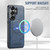 Samsung Galaxy S26 Ultra 5G Fierre Shann Cowhide Vertical Flip Magnetic Card Holder Phone Case - Blue