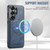 Samsung Galaxy S26 Ultra 5G Fierre Shann FS-027 Cowhide Texture MagSafe Magnetic Phone Case - Blue