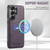 Samsung Galaxy S26 Ultra 5G Fierre Shann FS-027 Cowhide Texture MagSafe Magnetic Phone Case - Purple