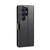 Samsung Galaxy S26 Ultra 5G Fierre Shann PU Genuine Leather Texture Phone Case - Black