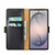 Samsung Galaxy S26 Ultra 5G Fierre Shann PU Genuine Leather Texture Phone Case - Black