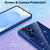 Samsung Galaxy S26 Ultra 5G Fine Hole Glossy Glitter Magnetic TPU Phone Case with Same Color Hand Strap - Blue