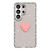 Samsung Galaxy S26 Ultra 5G Flash Rhinestone Double-sided IMD Love Heart Phone Case - Glitter Transparent