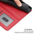 Samsung Galaxy S26 Ultra 5G Floral Embossed Pattern Leather Phone Case - Red