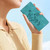 Samsung Galaxy S26 Ultra 5G Flower Butterfly Embossing Pattern Leather Phone Case - Sky Blue