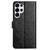 Samsung Galaxy S26 Ultra 5G Flower Embossed Leather Phone Case - Black