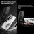 Samsung Galaxy S26 Ultra 5G Gear-Style Stress Relief 360 Rotation Holder MagSafe Phone Case - Transparent
