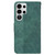 Samsung Galaxy S26 Ultra 5G Geometric Embossed Leather Phone Case - Green