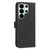 Samsung Galaxy S26 Ultra 5G Geometric Pattern RFID Leather Phone Case - Black