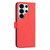 Samsung Galaxy S26 Ultra 5G Geometric Pattern RFID Leather Phone Case - Red