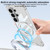 Samsung Galaxy S26 Ultra 5G GKK Airbag Full Coverage PC Phone Case with Rotating Holder, Not Included Pen - Transparent