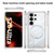 Samsung Galaxy S26 Ultra 5G GKK Airbag Full Coverage PC Phone Case with Rotating Holder, Not Included Pen - Transparent