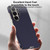Samsung Galaxy S26 Ultra 5G GKK Curved Vegan Leather Full Coverage Phone Case - Carbon Fiber Black