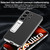 Samsung Galaxy S26 Ultra 5G GKK Electroplated Leather Holder Phone Case - Black