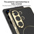 Samsung Galaxy S26 Ultra 5G GKK Electroplated Leather Magnetic Nickel Ring Phone Case - Carbon Fiber