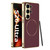 Samsung Galaxy S26 Ultra 5G GKK Electroplated Leather Magnetic Nickel Ring Phone Case - Wine Red
