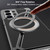 Samsung Galaxy S26 Ultra 5G GKK Electroplating Leather Z-Shape Disassemble MagSafe Phone Case, Not Included Pen - Carbon Fiber