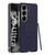 Samsung Galaxy S26 Ultra 5G GKK Four Curves Vegan Leather Magnetic Slim Ring Full Coverage Phone Case - Blue