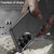 Samsung Galaxy S26 Ultra 5G GKK Large Camera Hole Metal Paint Skin Feel Vegan Leather Magnetic Phone Case - Carbon Fiber Black