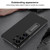 Samsung Galaxy S26 Ultra 5G GKK Leather Mechanical Gear Adjuster Holder Phone Case - Black