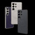 Samsung Galaxy S26 Ultra 5G GKK Metal Paint Skin Feel Leather Magnetic Phone Case - Titanium Gray