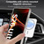 Samsung Galaxy S26 Ultra 5G GKK Metal Paint Skin Feel Leather Magnetic Phone Case With Rotating Holder, Not Included Pen - Titanium Shadow Black