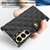 Samsung Galaxy S26 Ultra 5G GKK Plating Diamond Texture Leather Phone Case With Crossbody Chain - Orange