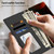 Samsung Galaxy S26 Ultra 5G GKK Plating Diamond Texture Leather Phone Case With Crossbody Chain - Orange