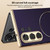 Samsung Galaxy S26 Ultra 5G GKK Plating Leather Curved Magnetic Phone Case without Pen - Black