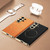Samsung Galaxy S26 Ultra 5G GKK Plating Leather Curved Magnetic Phone Case without Pen - Carbon Fiber
