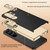 Samsung Galaxy S26 Ultra 5G GKK Plating Leather Curved Phone Case without Pen - Black