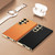 Samsung Galaxy S26 Ultra 5G GKK Plating Leather Curved Phone Case without Pen - Orange
