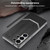 Samsung Galaxy S26 Ultra 5G GKK Plating Leather Wood Texture Full Coverage Phone Case - Black