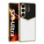 Samsung Galaxy S26 Ultra 5G GKK Plating Soft TPU + Leather Full Coverage Phone Case - White