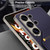 Samsung Galaxy S26 Ultra 5G GKK Skin Feel Leather Magnetic Card Bag Holder Split Phone Case - Carbon Fiber