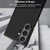 Samsung Galaxy S26 Ultra 5G GKK Skin-feeling Leather Curved Phone Case - Carbon Fiber