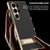 Samsung Galaxy S26 Ultra 5G GKK Triumph Ultra-Thin Plain Leather Phone Case with Holder - Orange