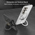 Samsung Galaxy S26 Ultra 5G GKK Ultra-thin Full Coverage PC Phone Case with Magnetic Rotating Holder - Titanium Gray