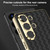 Samsung Galaxy S26 Ultra 5G GKK Weave Texture Electroplating PU Protective Phone Case - Purple