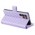 Samsung Galaxy S26 Ultra 5G Glitter Lattice Zipper Wallet Leather Phone Case - Purple