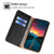 Samsung Galaxy S26 Ultra 5G Gloss Oil Solid Color Magnetic Leather Phone Case - Black