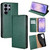 Samsung Galaxy S26 Ultra 5G Gloss Oil Solid Color Magnetic Leather Phone Case - Green