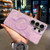 Samsung Galaxy S26 Ultra 5G Gold-plated Shell Texture Magnetic Phone Case - Purple